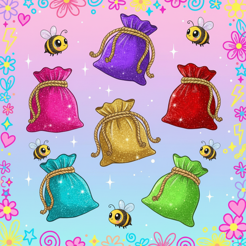 6 Velvet Bags - New Colors