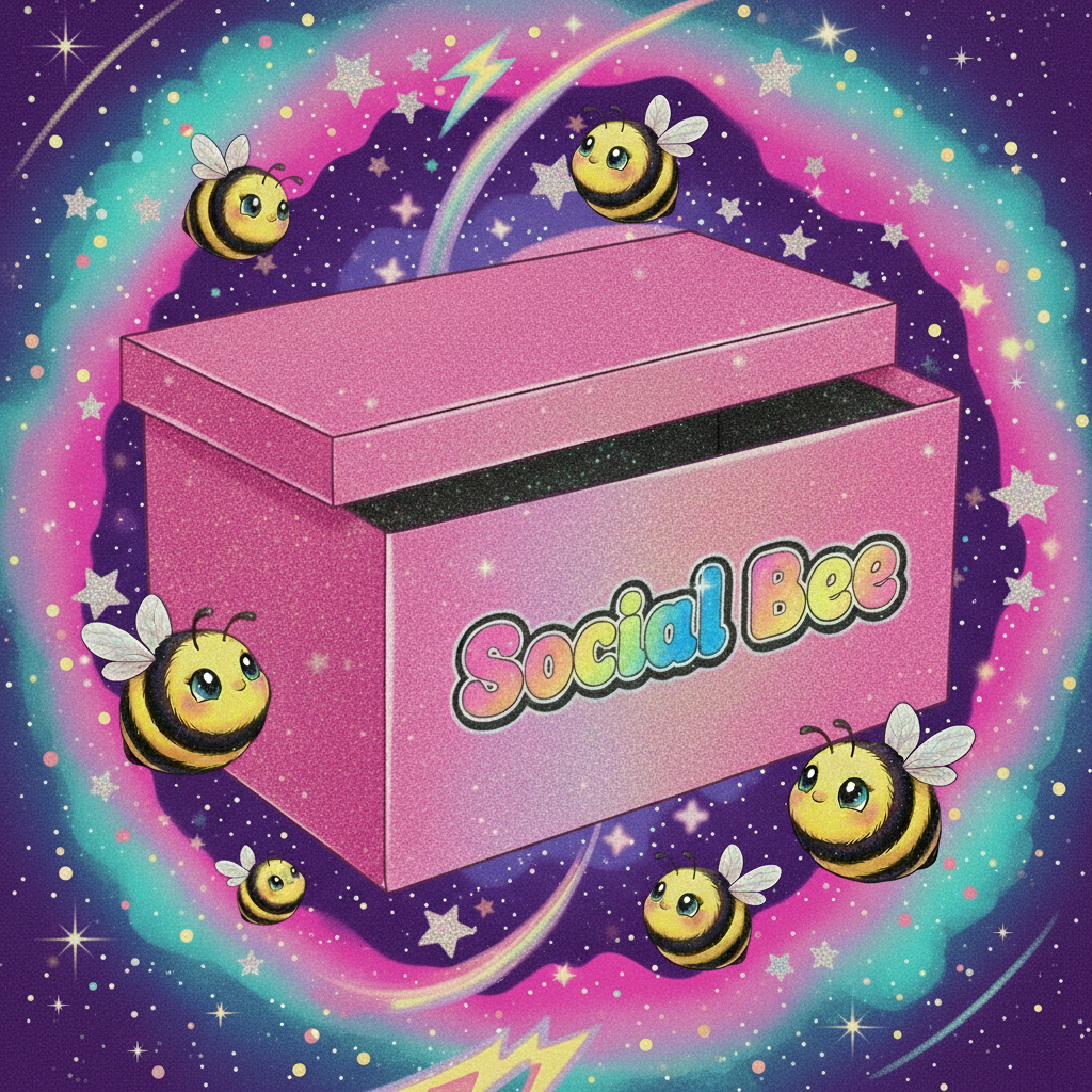 Social Bee Box - Galaxy Background